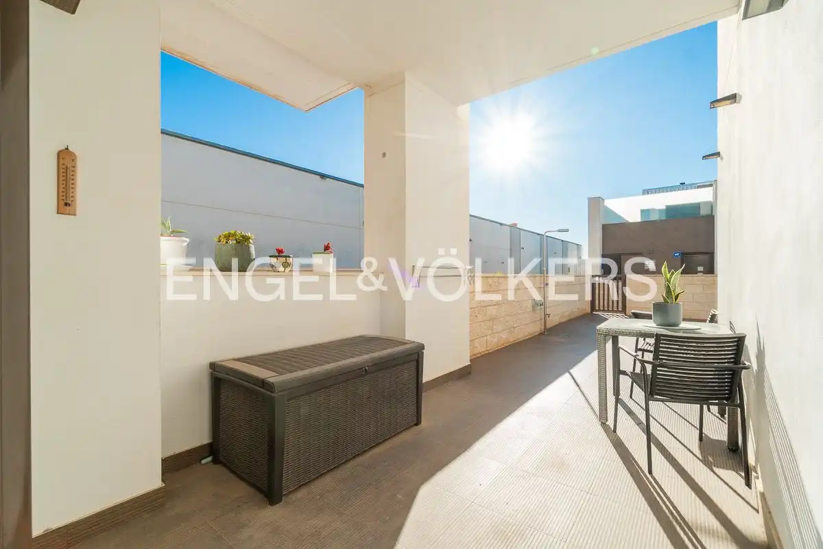 Terrassa de Apartament en venda en Rojales amb Aire condicionat, Calefacció i Jardí privat