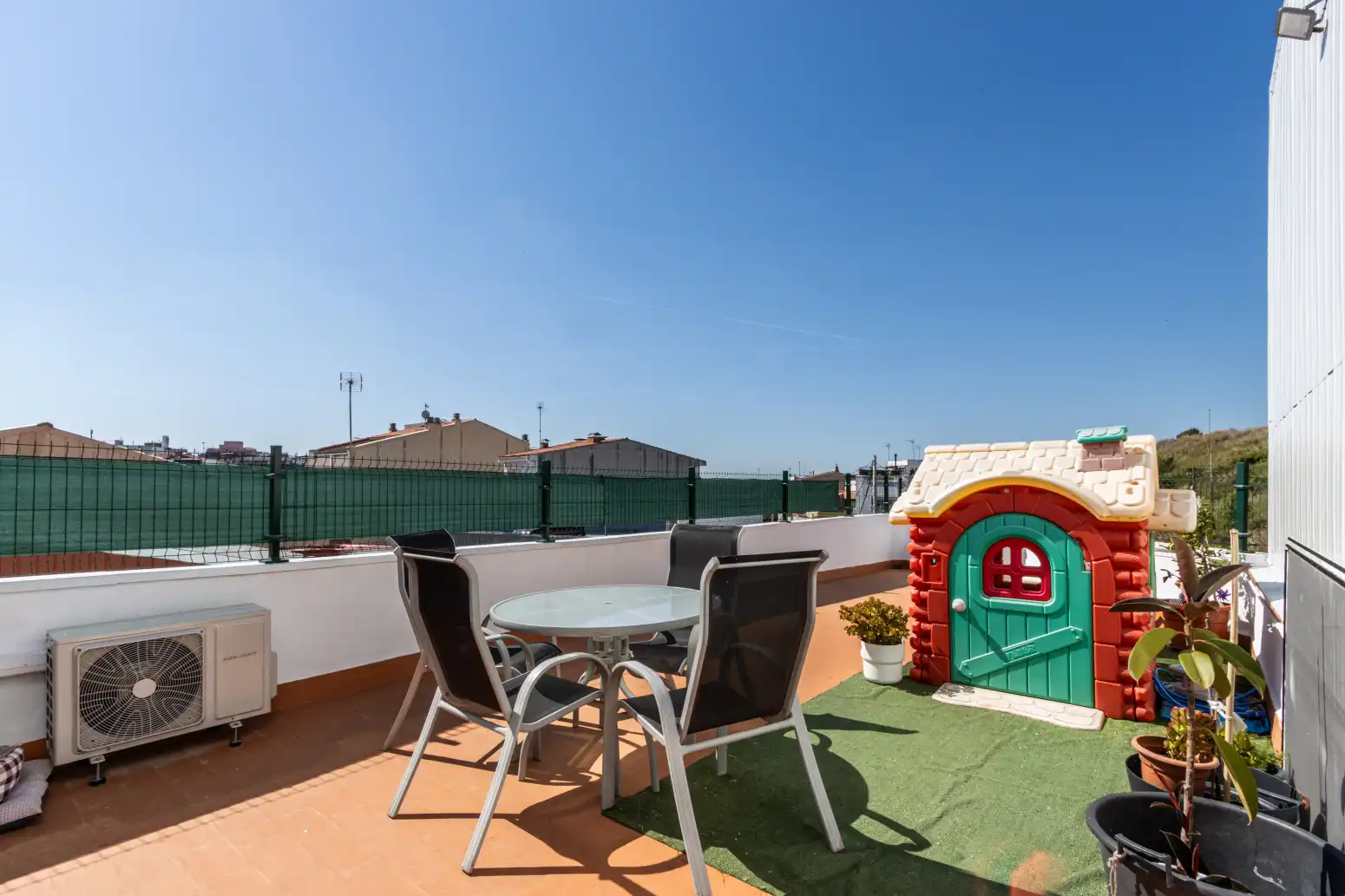 Terrace of Flat for sale in Terrassa  with Heating, Parquet flooring and Terrace