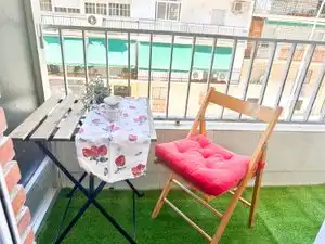 Terrasse von Wohnung zur untervermieten in Alcorcón mit Klimaanlage, Heizung und Möbliert
