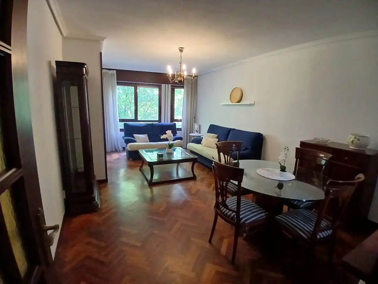 Sala d'estar de Apartament en venda en Santander amb Calefacció, Parquet i Forn