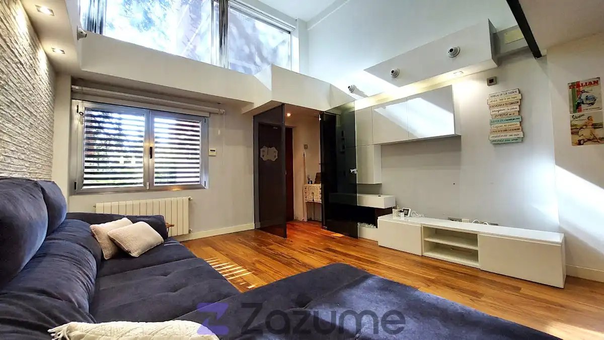 Sala de estar de Loft de alquiler en Madrid con Calefacción, Amueblado y Horno