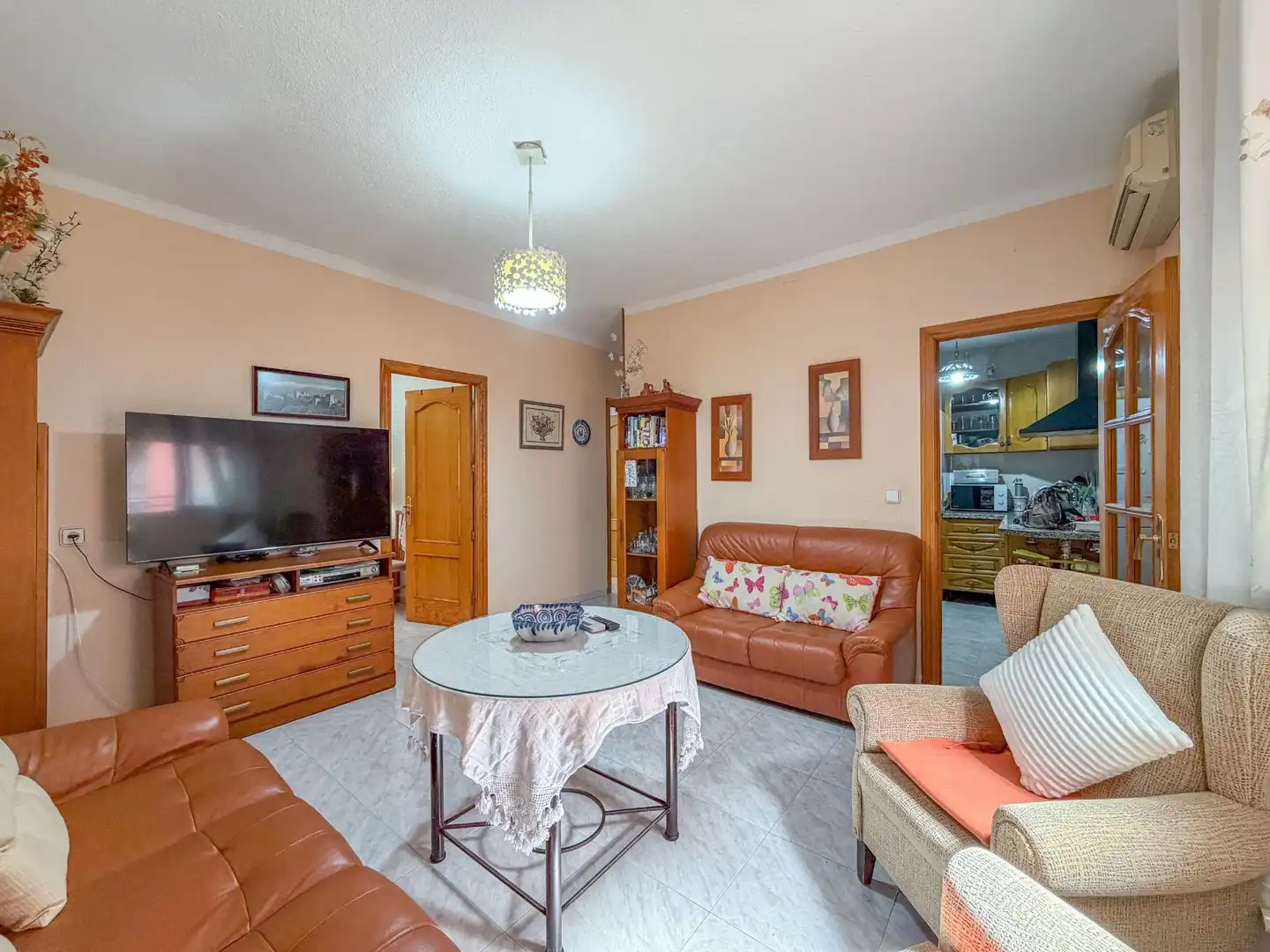 Sala de estar de Piso en venta en Granada con Aire acondicionado, Calefacción y Terraza
