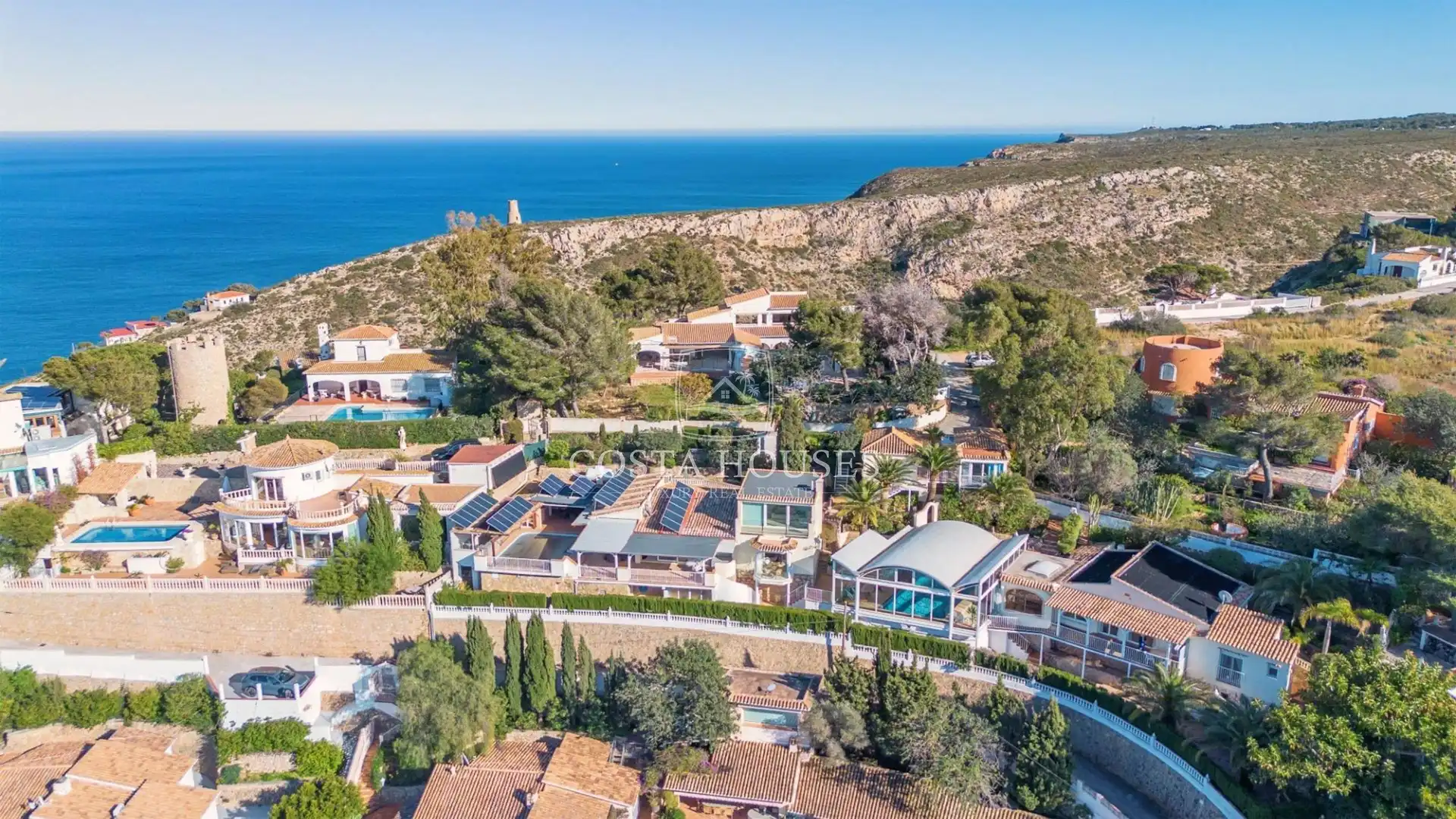 Exterior view of Houses for sale in Dénia  with Air Conditioner, Heating and Private garden