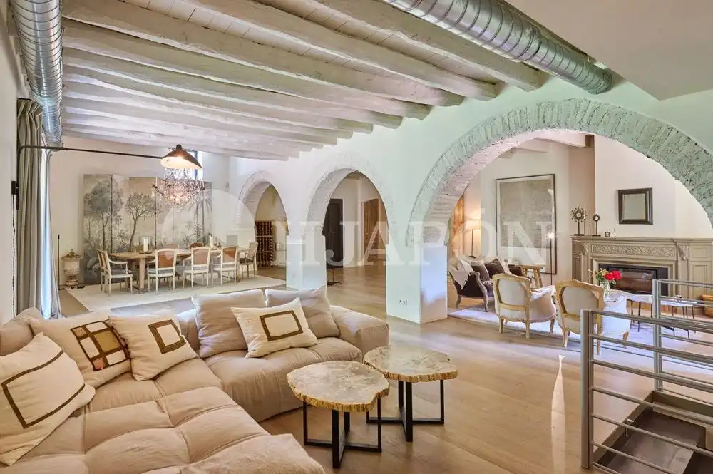 Wohnzimmer von Haus oder Chalet zum Verkauf in Alella mit Klimaanlage, Heizung und Privatgarten