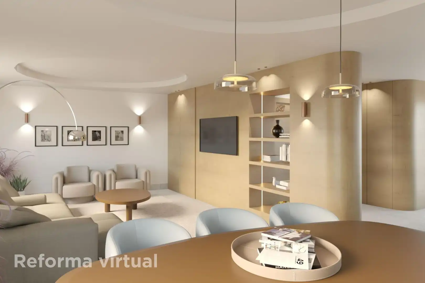Living room of Flat for sale in  Murcia Capital  with Air Conditioner and Heating
