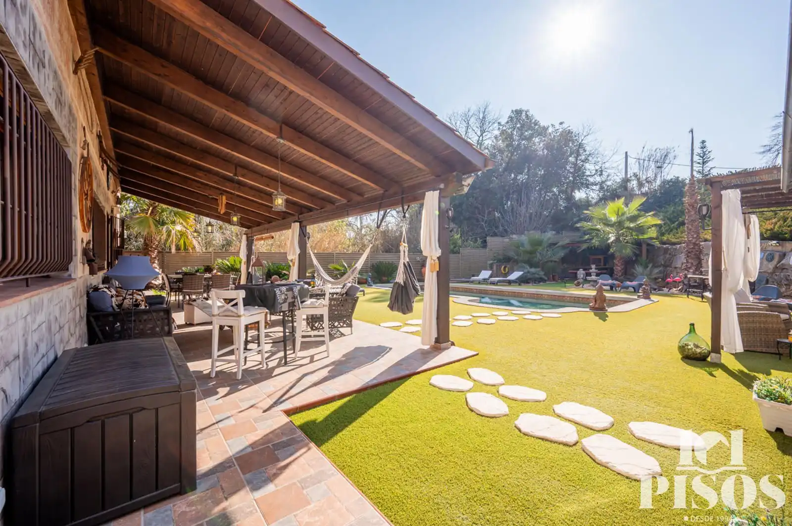 Jardín de Casa o chalet en venta en Rubí con Aire acondicionado, Calefacción y Trastero