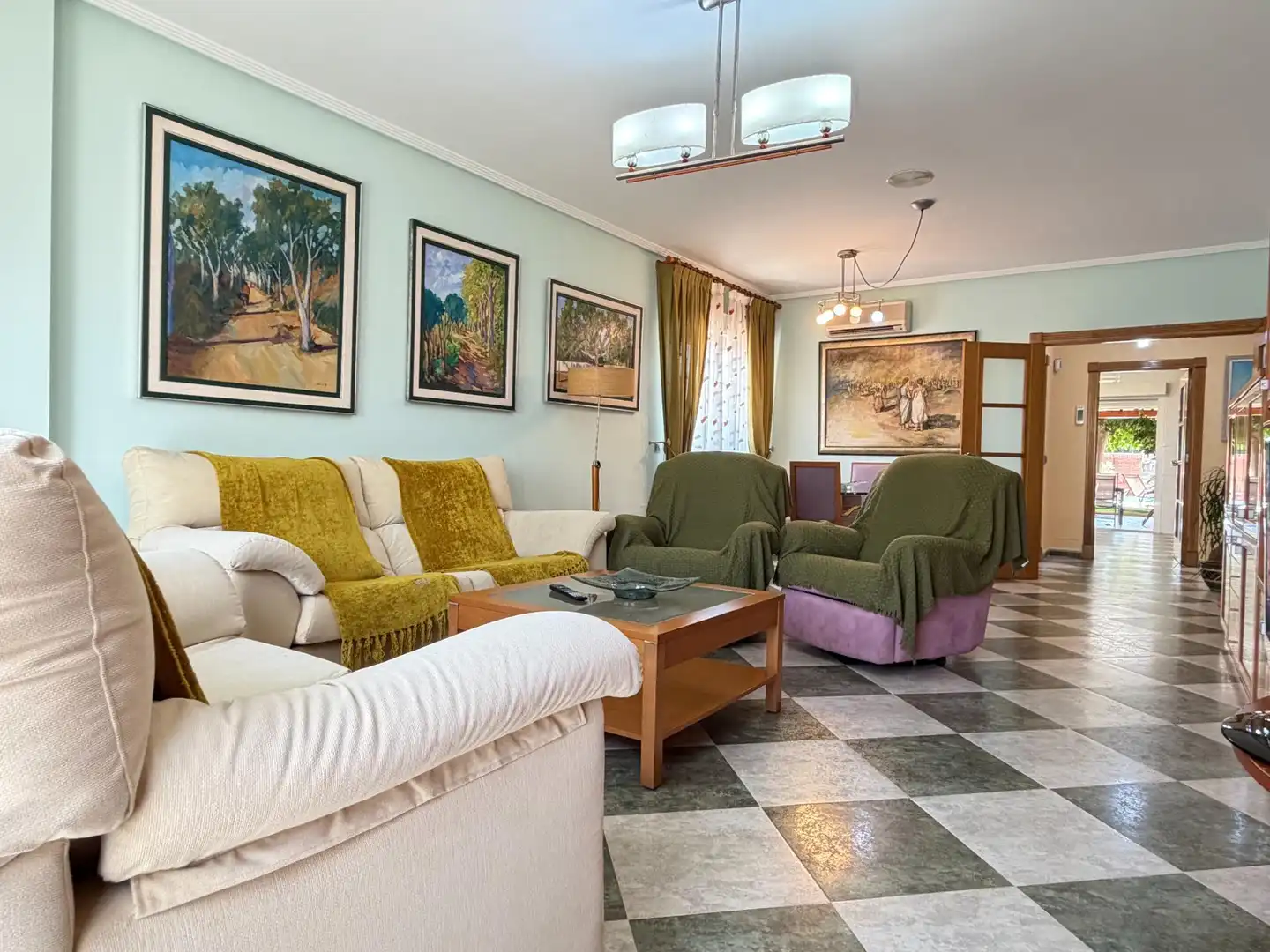 Living room of Houses for sale in Cartagena  with Air Conditioner, Heating and Private garden