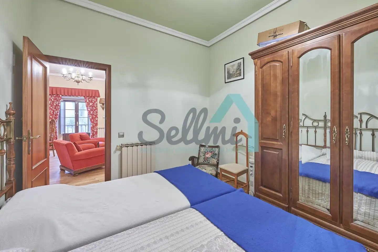 Bedroom of Houses for sale in Ribera de Arriba  with Heating, Private garden and Terrace