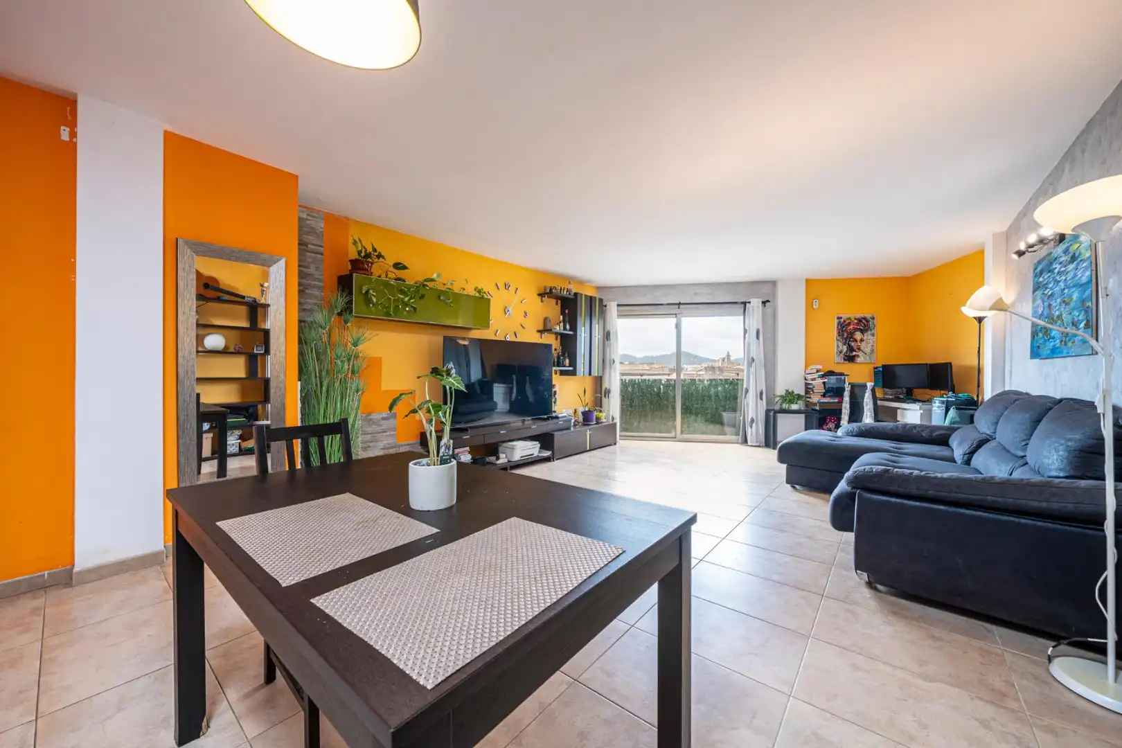 Living room of Flat for sale in Porreres  with Private garden, Terrace and Storage room