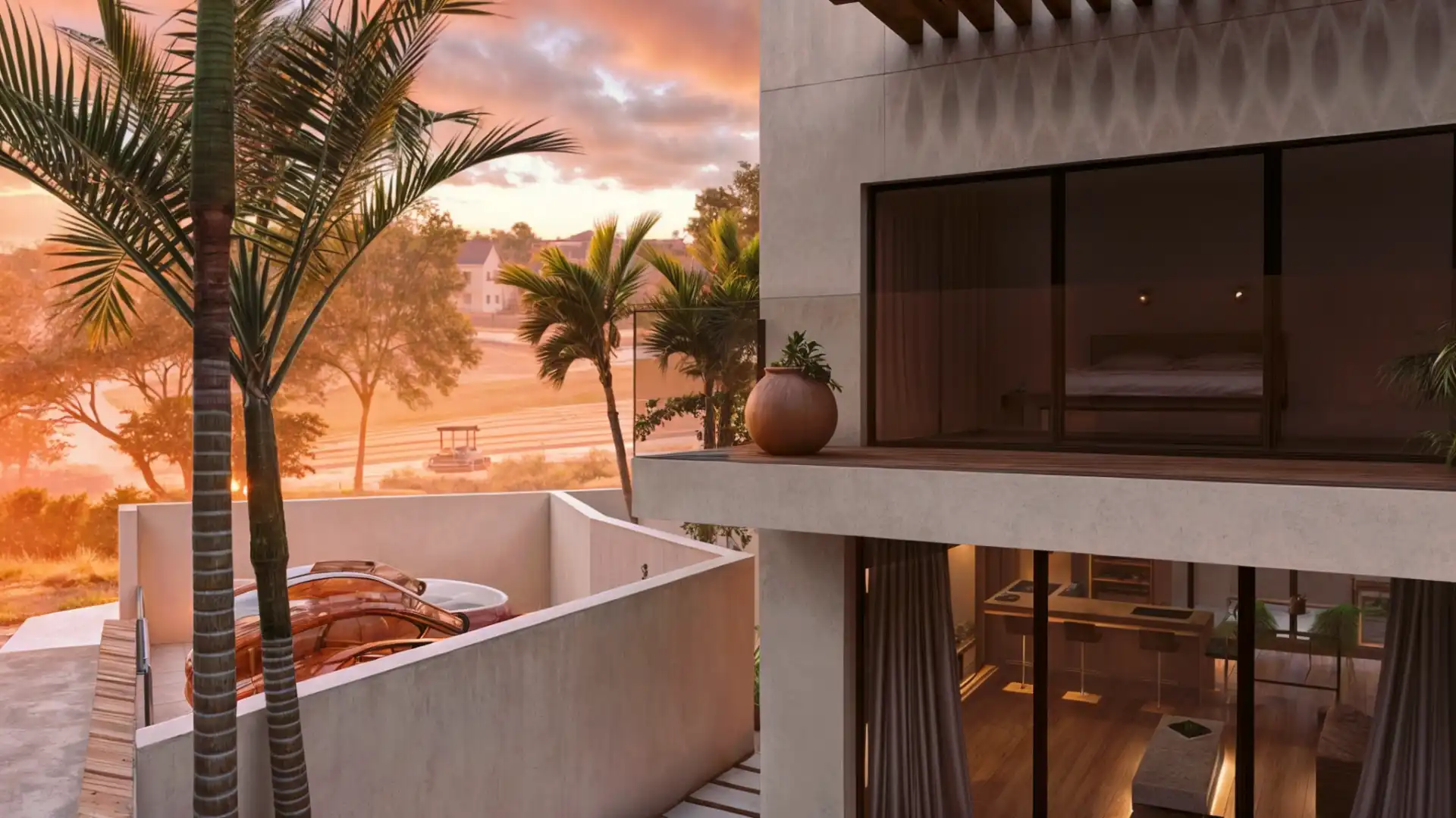Terraza de Casa adosada en venta en Estepona con Aire acondicionado, Jardín privado y Terraza