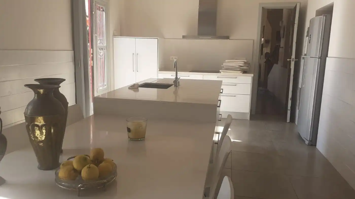 Cuina de Casa o xalet en venda en Elche / Elx amb Aire condicionat, Jardí privat i Terrassa
