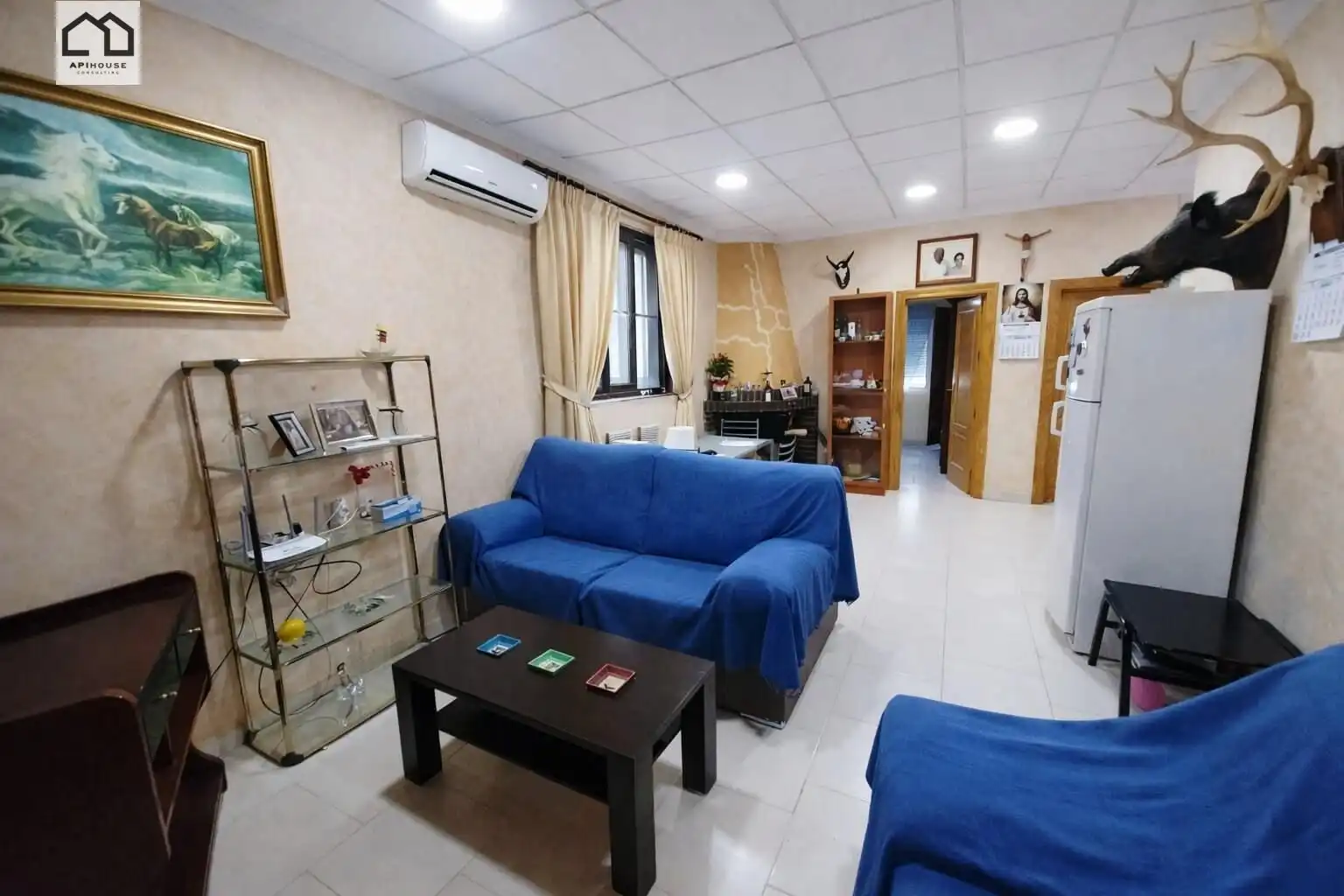 Sala d'estar de Casa o xalet en venda en Murcia amb Aire condicionat, Piscina i Moblat