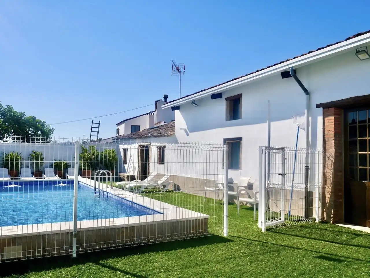 Swimming pool of Houses for sale in Corteconcepción  with Private garden, Terrace and Storage room