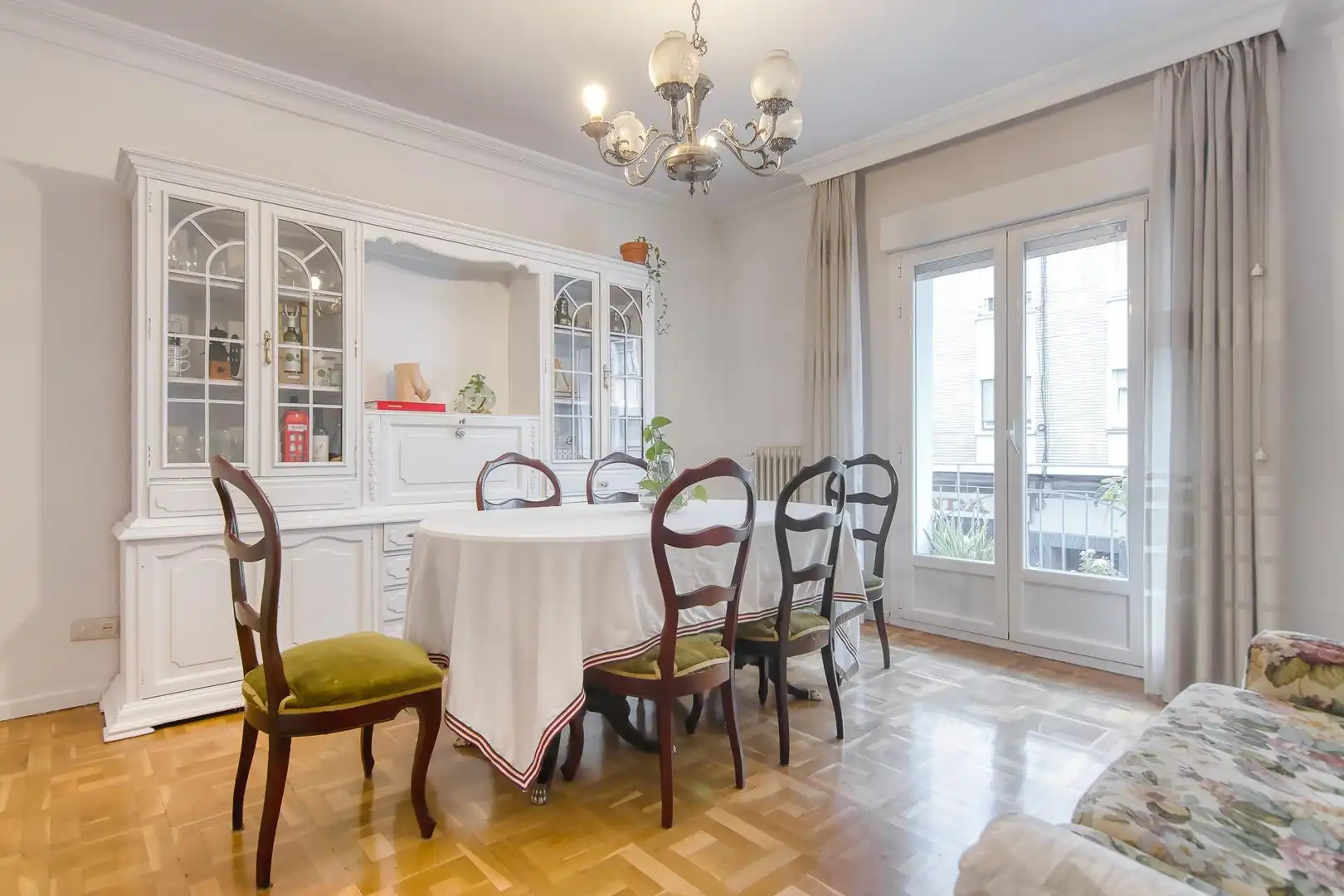 Dining room of Flat for sale in  Pamplona / Iruña  with Heating, Storage room and Balcony