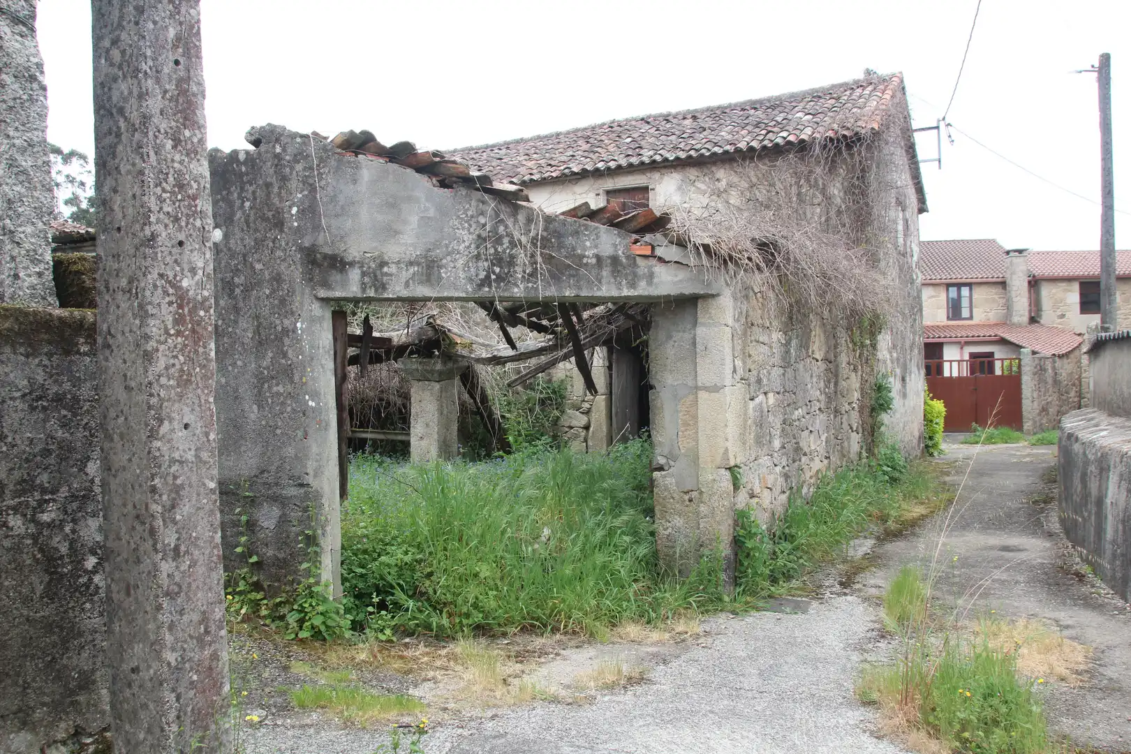 Vista exterior de Casa o chalet en venta en Rois con Jardín privado