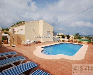 Swimming pool of House or chalet to rent in Jávea / Xàbia  with Air Conditioner, Heating and Swimming Pool