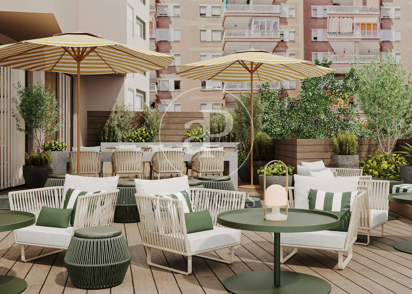 Terraza de Oficina de alquiler en Barcelona con Aire acondicionado y Calefacción