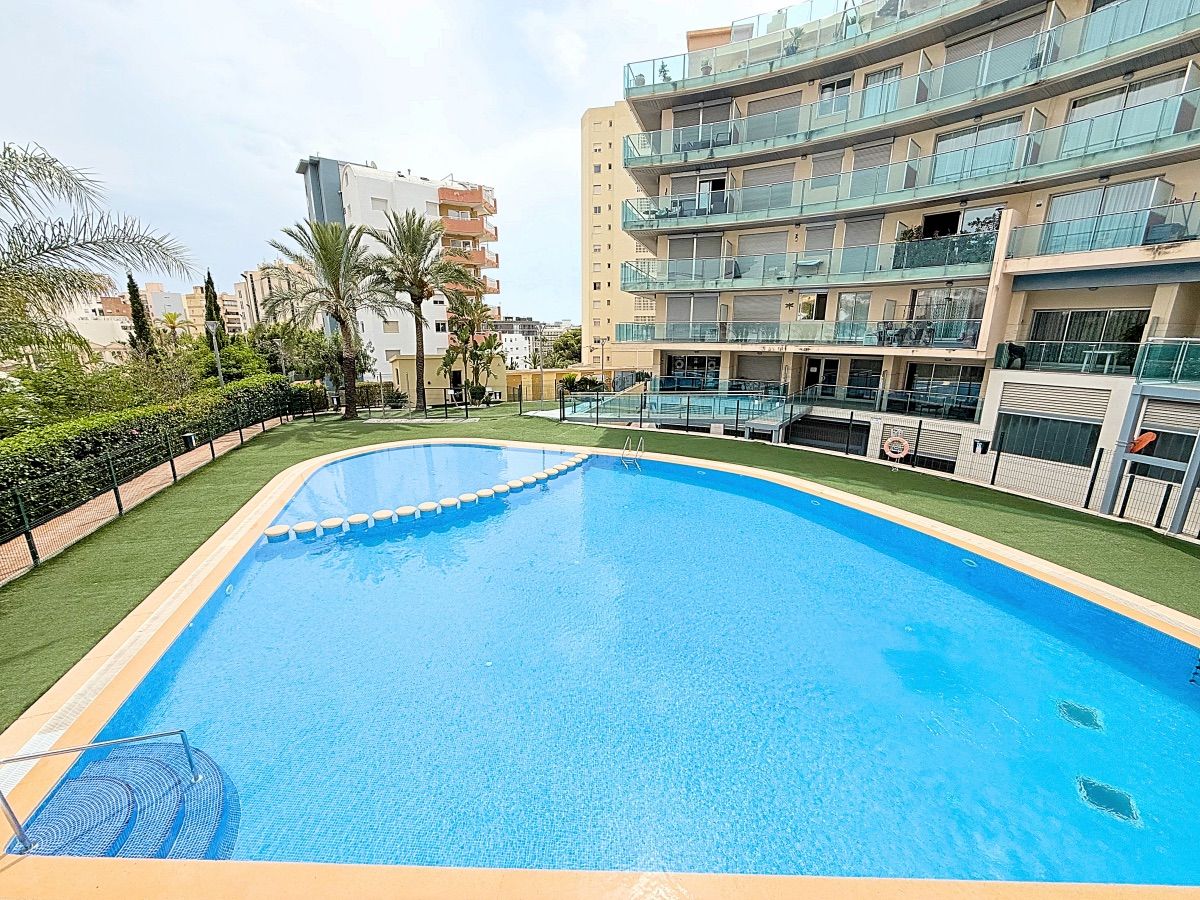 Swimming pool of Apartment for sale in Calpe / Calp  with Air Conditioner, Terrace and Storage room
