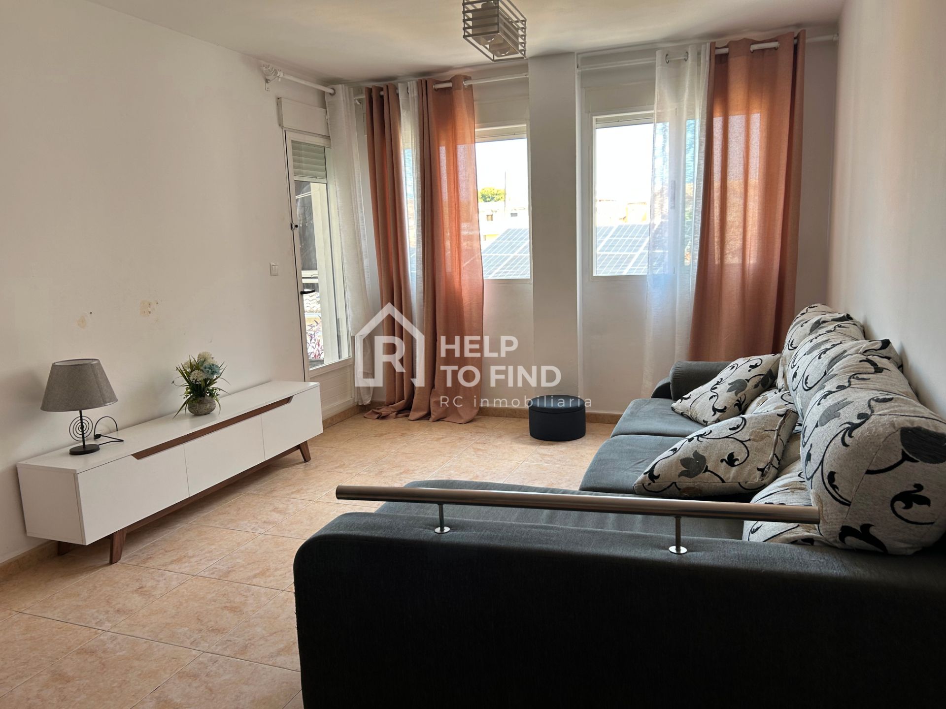 Living room of Flat for sale in Gandia  with Air Conditioner, Heating and Furnished