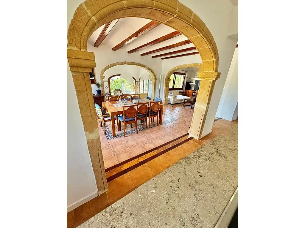 Dining room of Houses for sale in Jávea / Xàbia  with Air Conditioner, Heating and Private garden