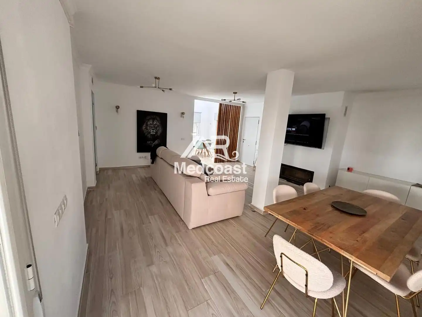 Sala de estar de Casa o chalet en venta en Los Gallardos con Aire acondicionado, Terraza y Piscina