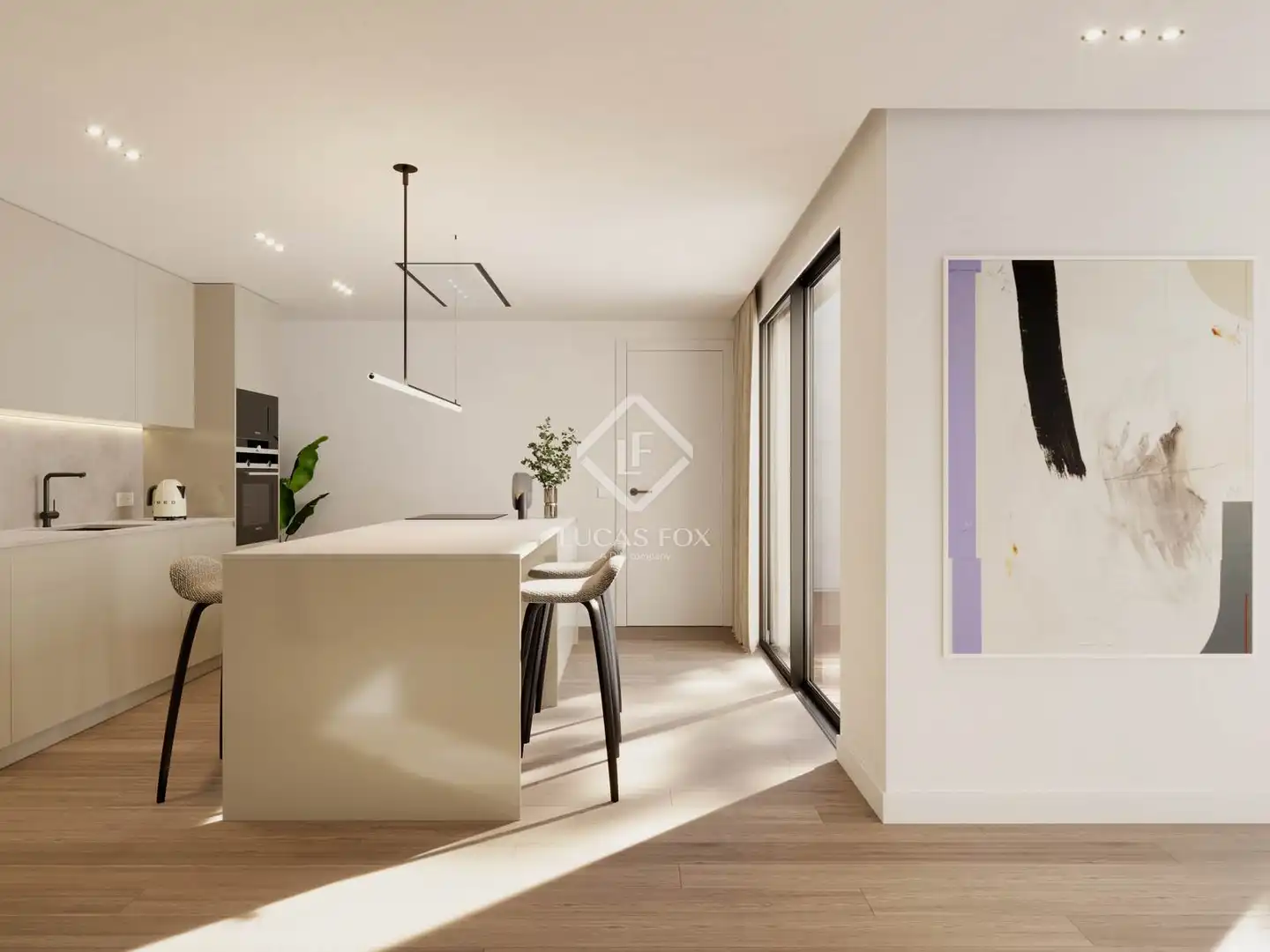 Cocina de Casa o chalet en venta en Torrelodones con Aire acondicionado, Jardín privado y Parquet