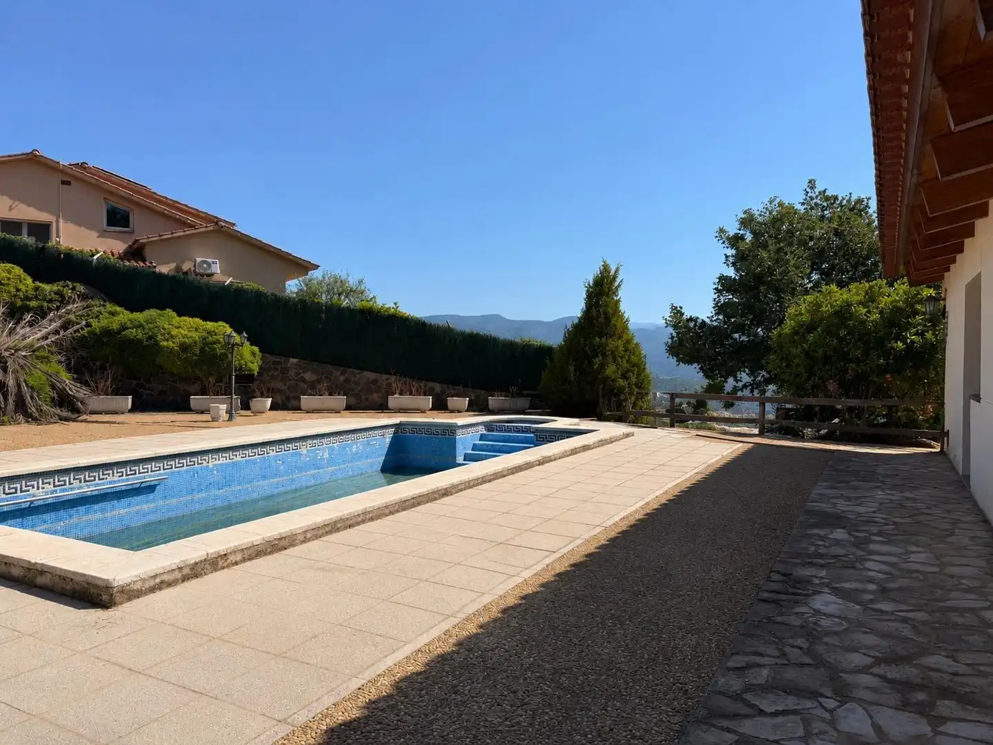 Piscina de Casa o chalet en venta en Bigues i Riells del Fai con Calefacción, Jardín privado y Terraza