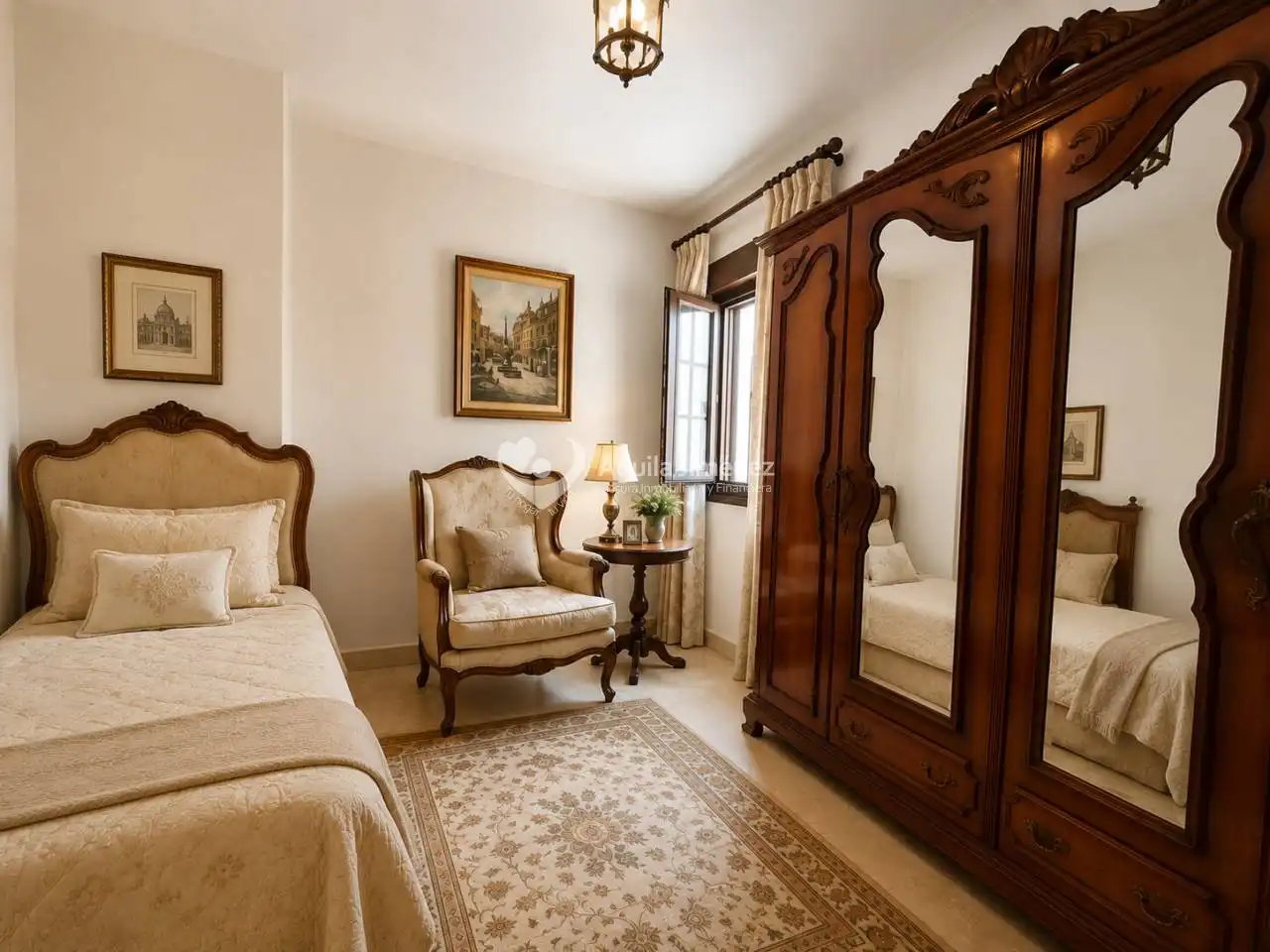 Bedroom of Flat for sale in Alcalá de Guadaira  with Air Conditioner, Heating and Storage room