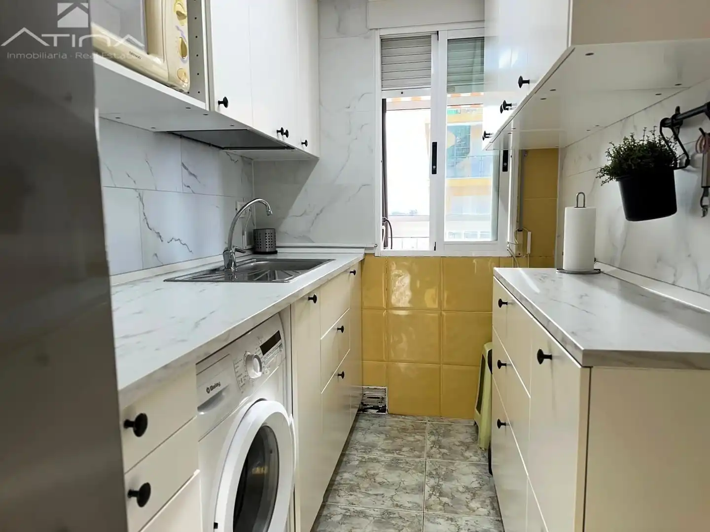 Cocina de Apartamento en venta en Bellreguard con Aire acondicionado, Calefacción y Terraza