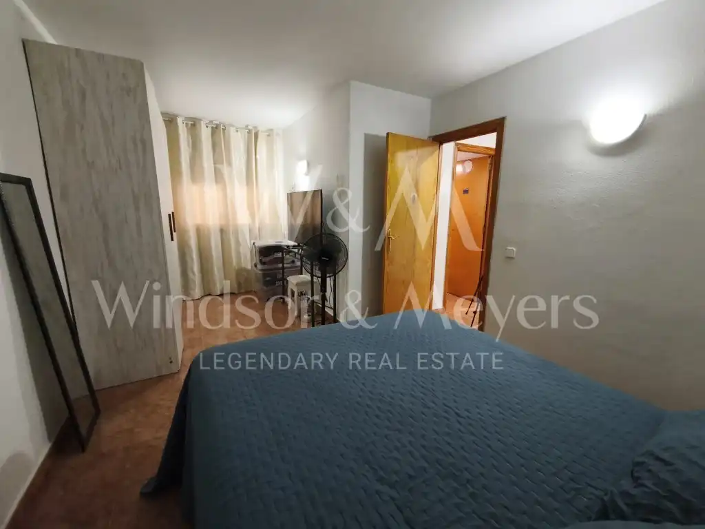 Bedroom of Flat for rent in Eivissa  with Air Conditioner, Terrace and Furnished