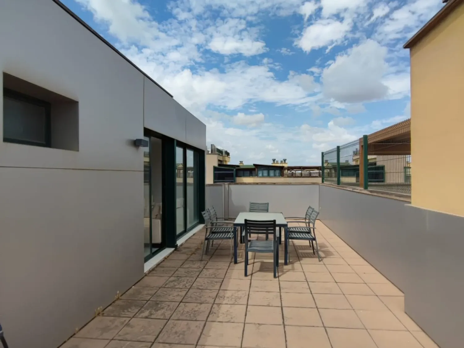 Terraza de Piso de alquiler en  Murcia Capital con Aire acondicionado, Calefacción y Amueblado