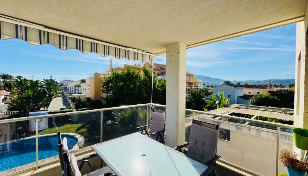 Terrace of Flat for sale in Dénia  with Air Conditioner, Heating and Terrace