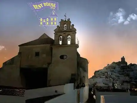 Vista exterior de Casa adosada en venda en Arcos de la Frontera amb Moblat
