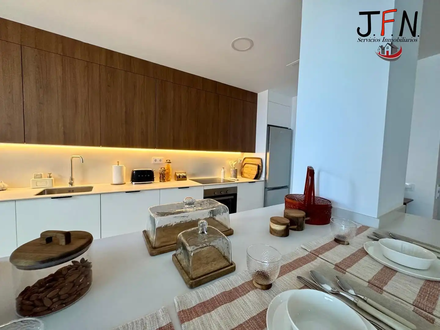 Cocina de Apartamento en venta en Antigua con Jardín privado, Terraza y Balcón
