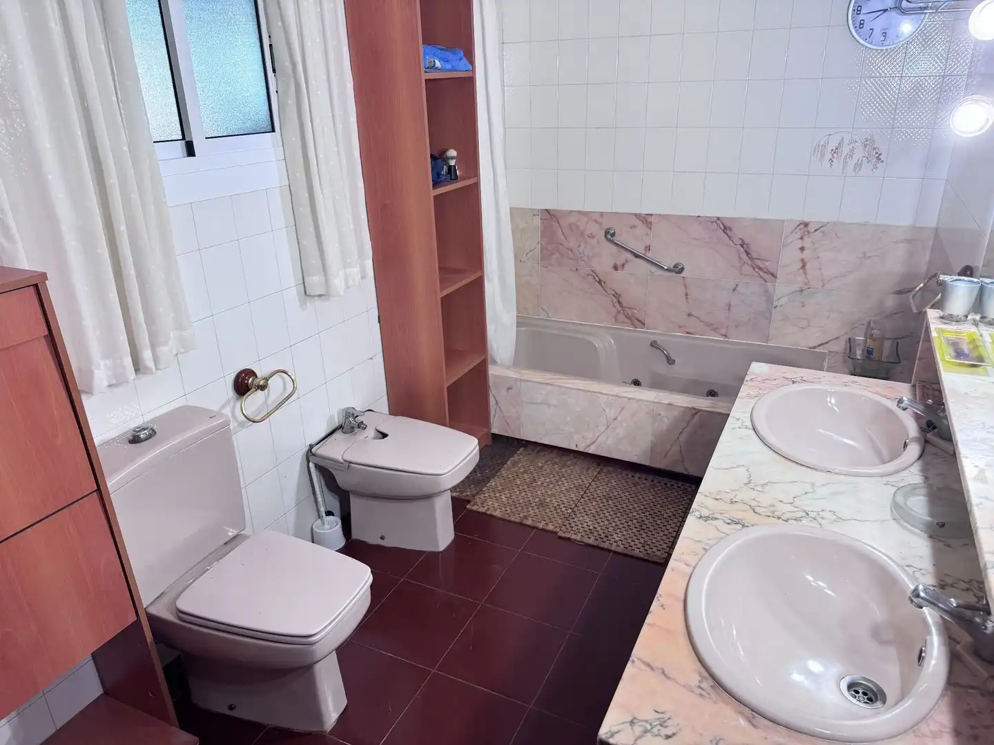 Bathroom of Houses for sale in Roquetas de Mar  with Air Conditioner, Storage room and Swimming Pool