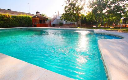 Swimming pool of House or chalet for sale in  Albacete Capital  with Air Conditioner, Private garden and Terrace