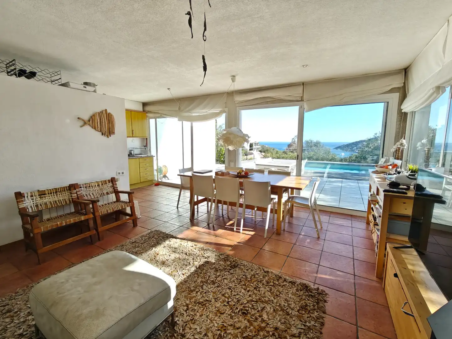 Menjador de Casa o xalet en venda en El Port de la Selva amb Calefacció, Jardí privat i Terrassa