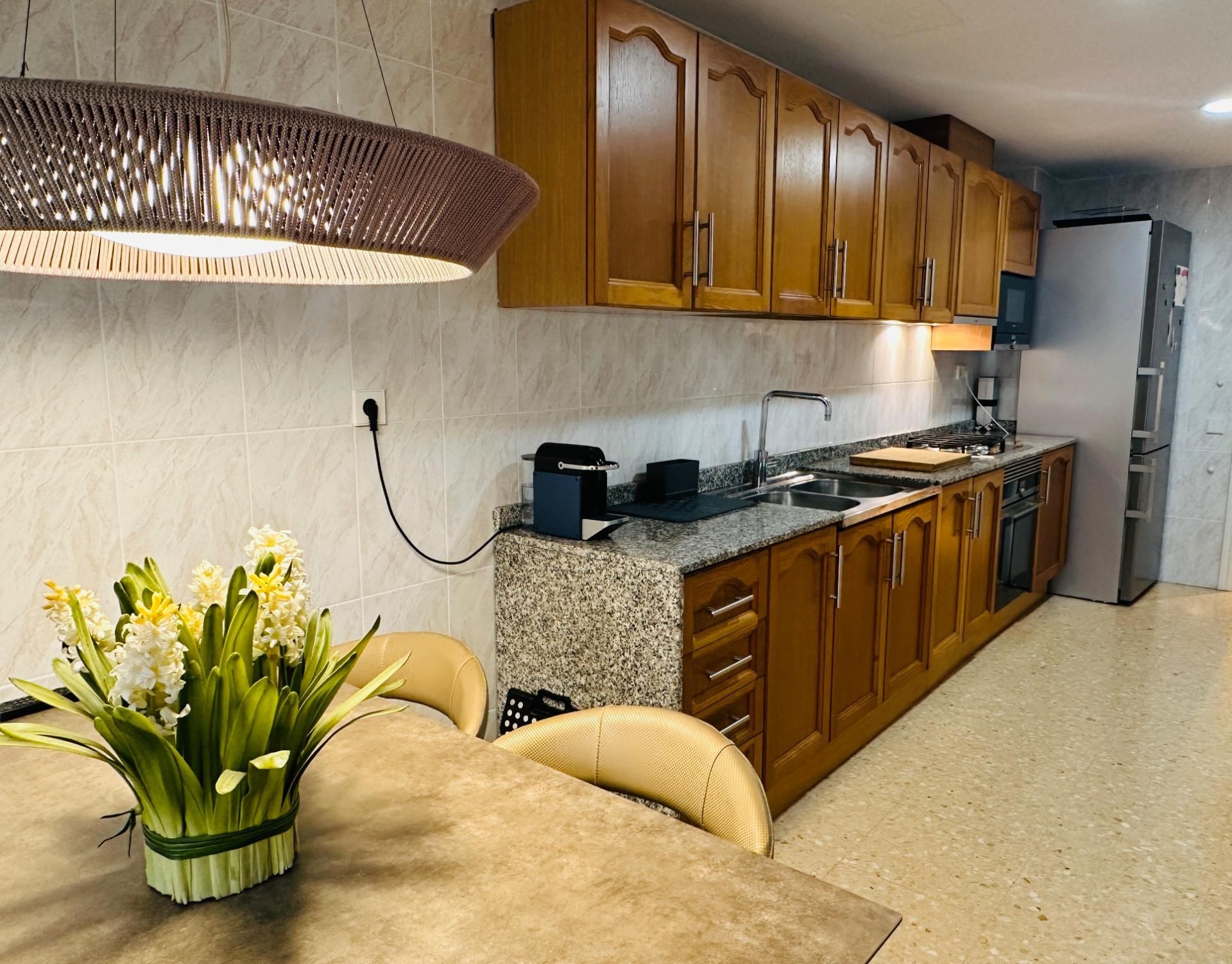 Kitchen of Flat for sale in Amposta  with Terrace