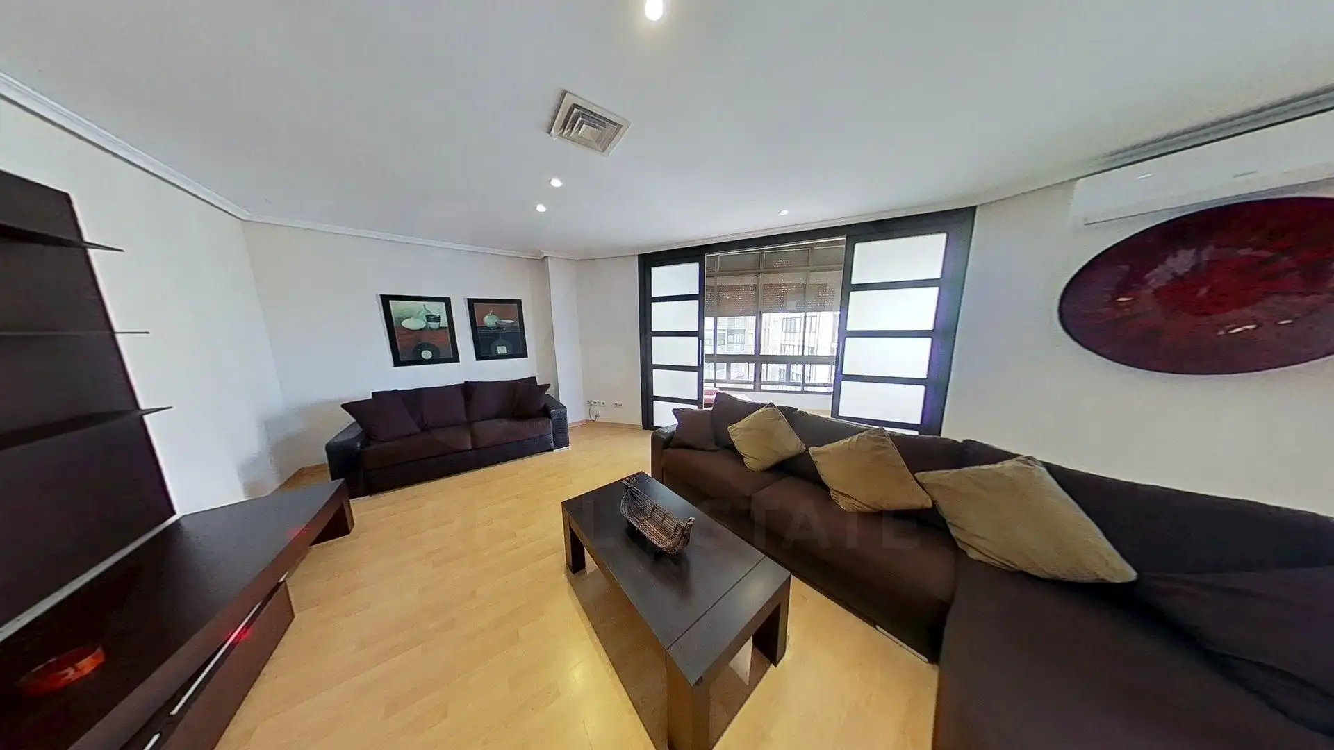 Wohnzimmer von Wohnung zur Miete in Centro