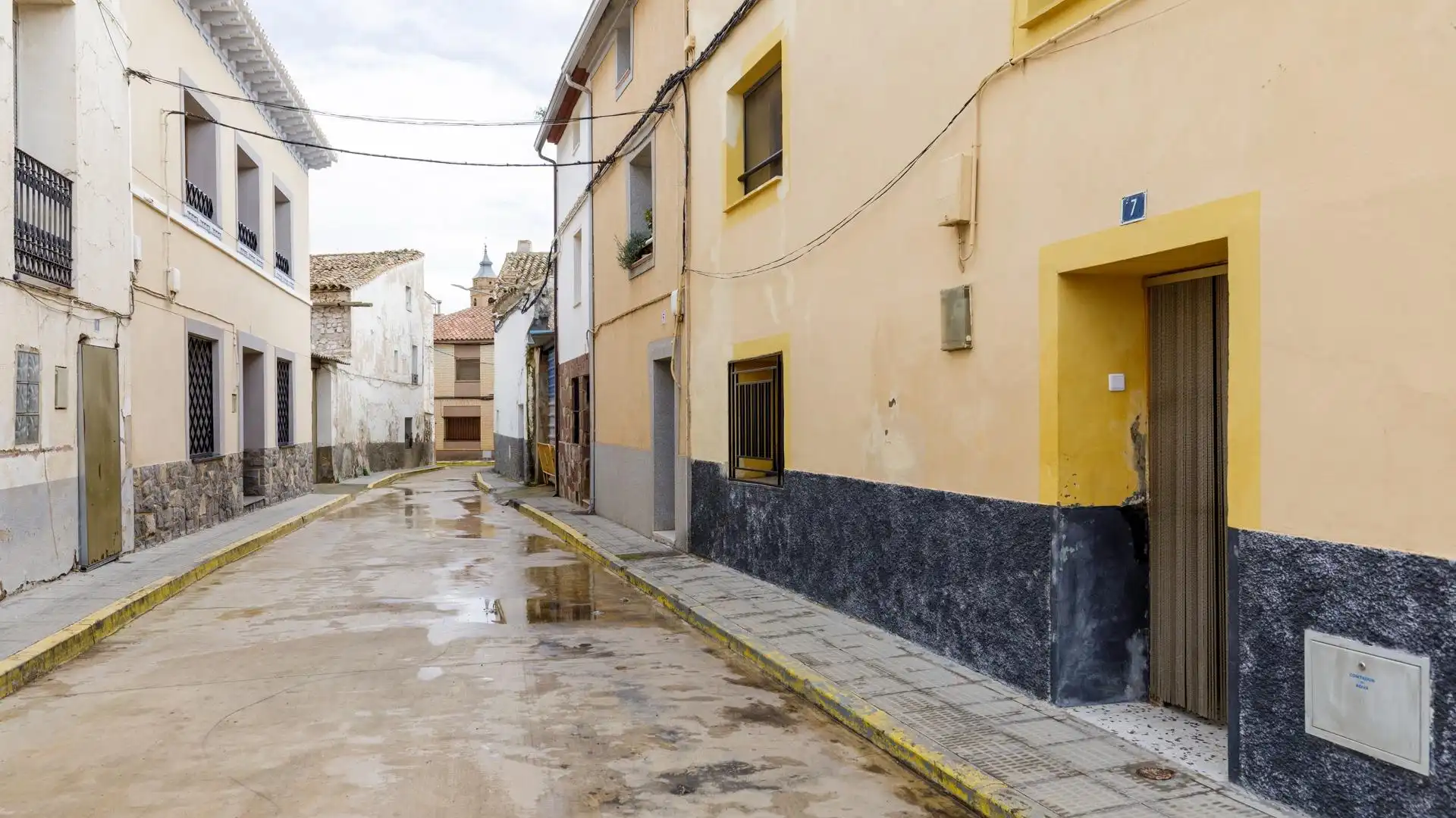Vista exterior de Finca rústica en venta en Lumpiaque con Calefacción, Terraza y Amueblado