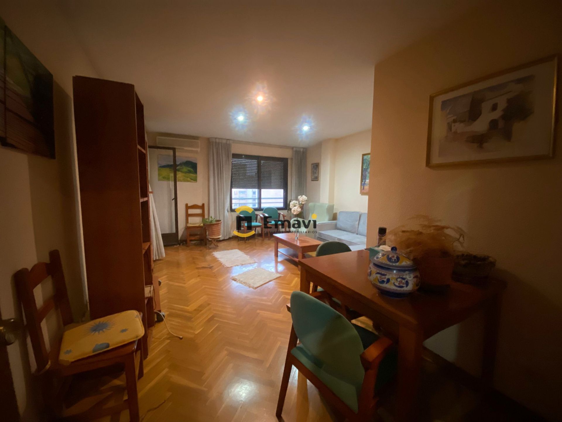 Living room of Duplex for sale in Castellón de la Plana / Castelló de la Plana  with Parquet flooring, Terrace and Balcony