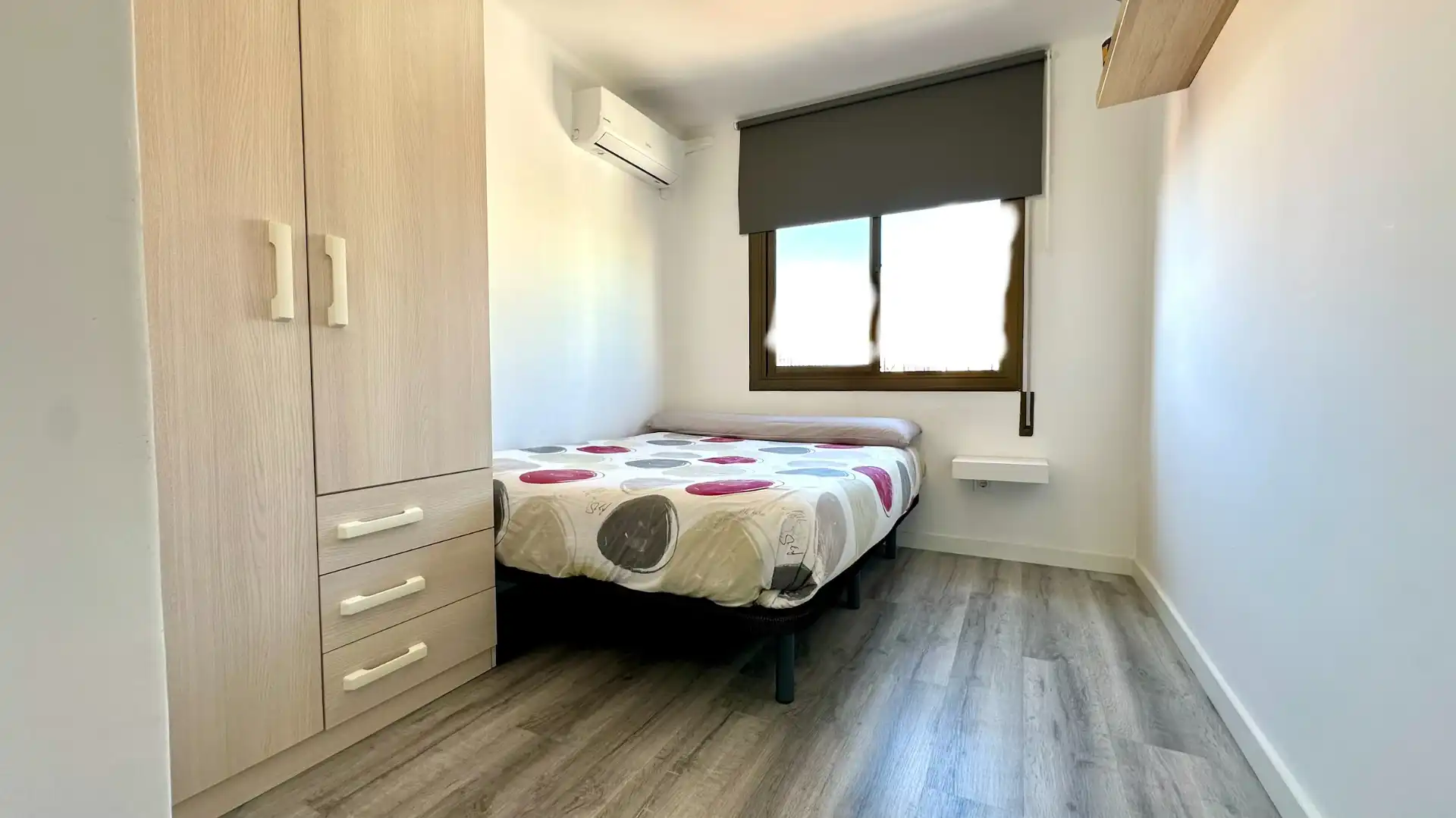 Bedroom of Attic for sale in Badalona  with Air Conditioner, Heating and Parquet flooring