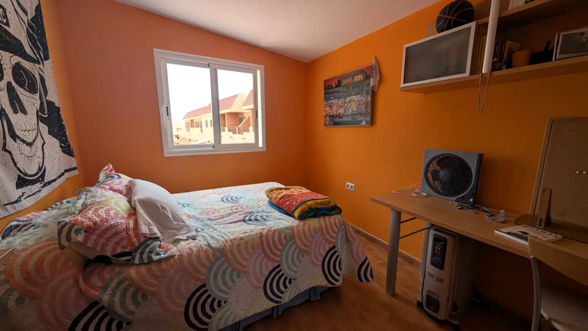 Dormitori de Casa adosada en venda en Tuineje amb Aire condicionat, Jardí privat i Terrassa