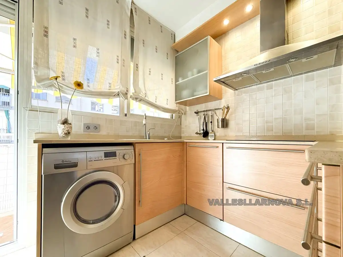 Küche von Wohnung zur Miete in Mollet del Vallès mit Klimaanlage, Heizung und Möbliert