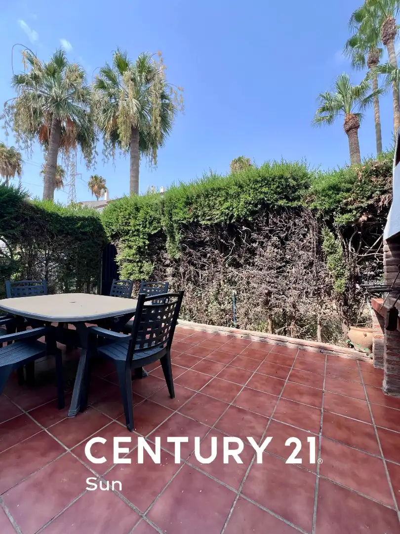 Terraza de Casa adosada en venta en Estepona con Jardín privado, Terraza y Lavadora