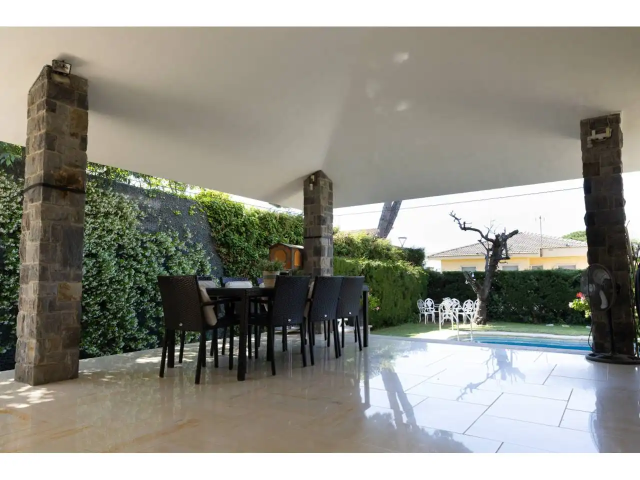Terrassa de Casa o xalet en venda en L'Ametlla del Vallès amb Aire condicionat, Calefacció i Jardí privat