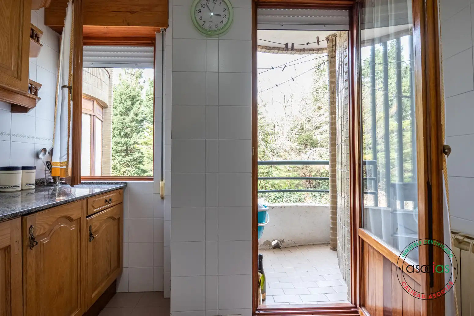 Balcony of Flat for sale in Teverga  with Heating, Parquet flooring and Terrace