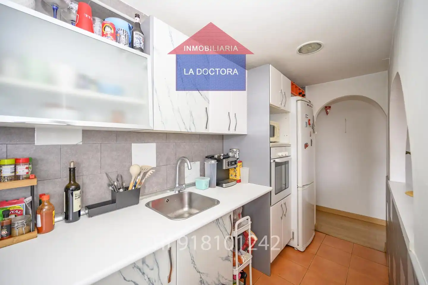 Kitchen of Flat for sale in Alcorcón  with Air Conditioner, Heating and Terrace