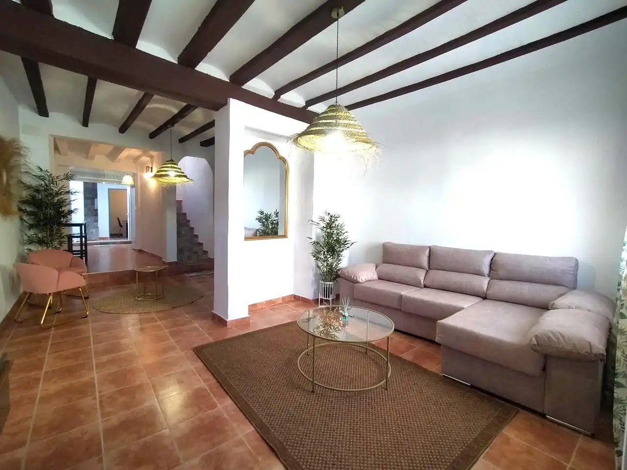 Wohnzimmer von Haus oder Chalet zum Verkauf in Oliva mit Terrasse und Möbliert