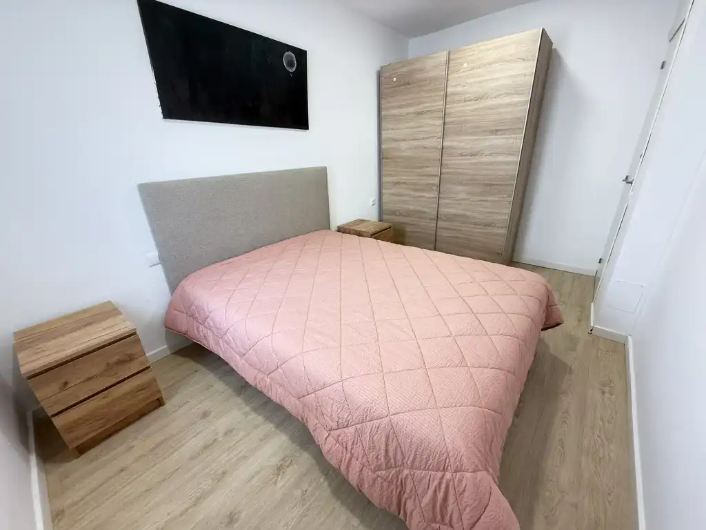 Schlafzimmer von Wohnungen zur Miete in Pollença mit Klimaanlage, Heizung und Privatgarten